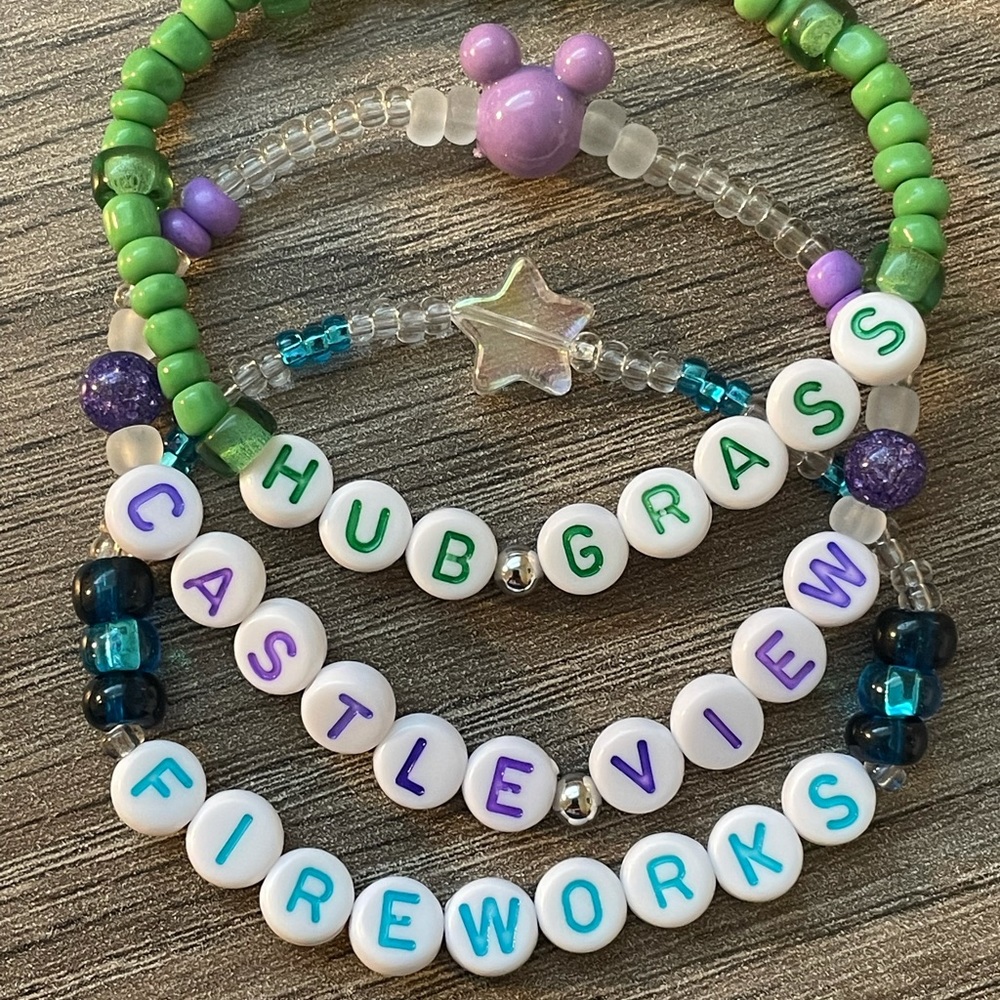 Disney World Inspired Custom Bracelet Stack Set